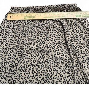 SHEIN Animal Print Maxi Skirt Waist Elastic Slit In The Front 1XL Exellent Cond.